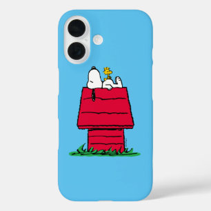 Peanuts   Snoopy & Woodstock Doghouse iPhone 16 Case