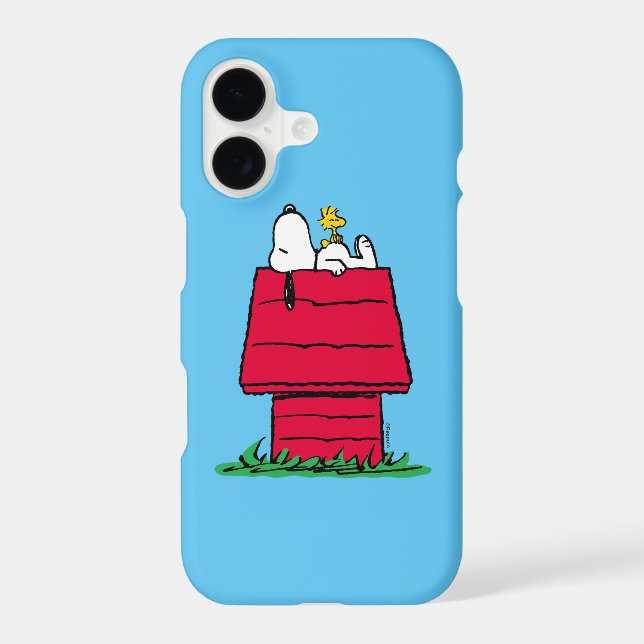 Peanuts | Snoopy & Woodstock Doghouse Case-Mate iPhone Case (Back)
