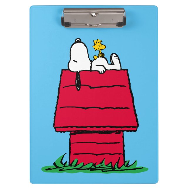 Peanuts | Snoopy & Woodstock Doghouse Clipboard (Front)