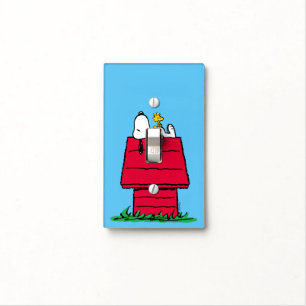 Peanuts   Snoopy & Woodstock Doghouse Light Switch Cover