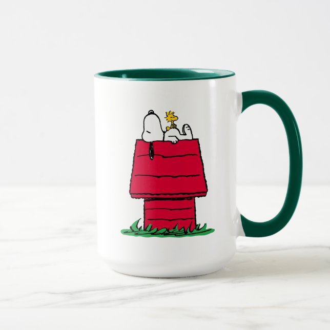Peanuts | Snoopy & Woodstock Doghouse Mug (Right)