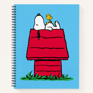 Peanuts   Snoopy & Woodstock Doghouse Notebook