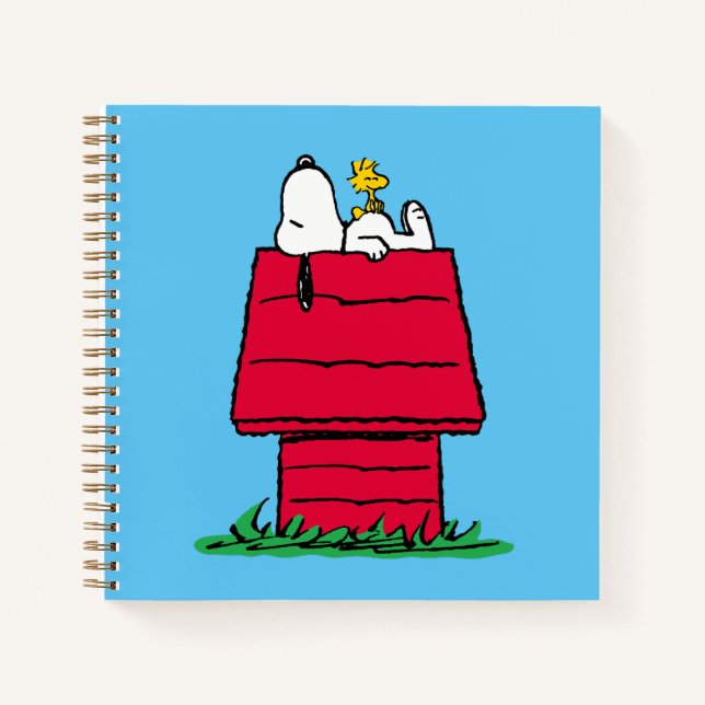 Peanuts | Snoopy & Woodstock Doghouse Notebook (Front)