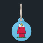 Peanuts | Snoopy & Woodstock Doghouse Pet ID Tag<br><div class="desc">Check out this fun Peanuts design featuring Snoopy and Woodstock.</div>