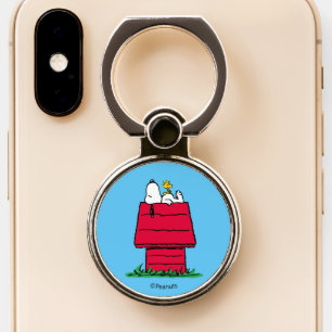 Peanuts   Snoopy & Woodstock Doghouse Phone Ring Stand