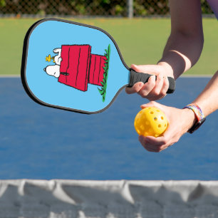 Peanuts Snoopy & Woodstock Doghouse Pickleball Paddle