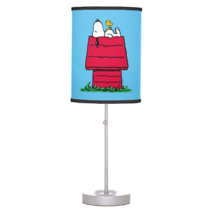 Peanuts Snoopy & Woodstock Doghouse Table Lamp