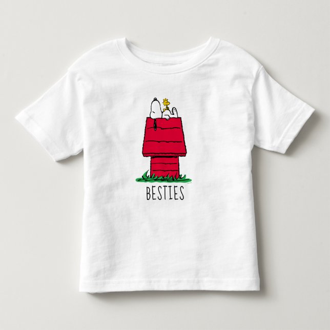 Peanuts | Snoopy & Woodstock Doghouse Toddler T-shirt (Front)