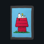 Peanuts | Snoopy & Woodstock Doghouse Trifold Wallet<br><div class="desc">Check out this fun Peanuts design featuring Snoopy and Woodstock.</div>
