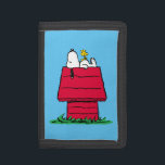 Peanuts | Snoopy & Woodstock Doghouse Trifold Wallet<br><div class="desc">Check out this fun Peanuts design featuring Snoopy and Woodstock.</div>