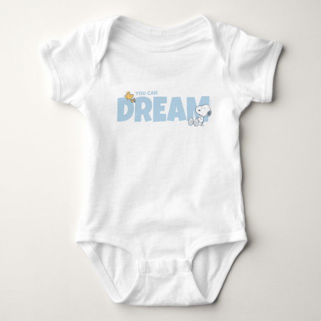 Peanuts | Snoopy & Woodstock Dream Baby Bodysuit (Front)