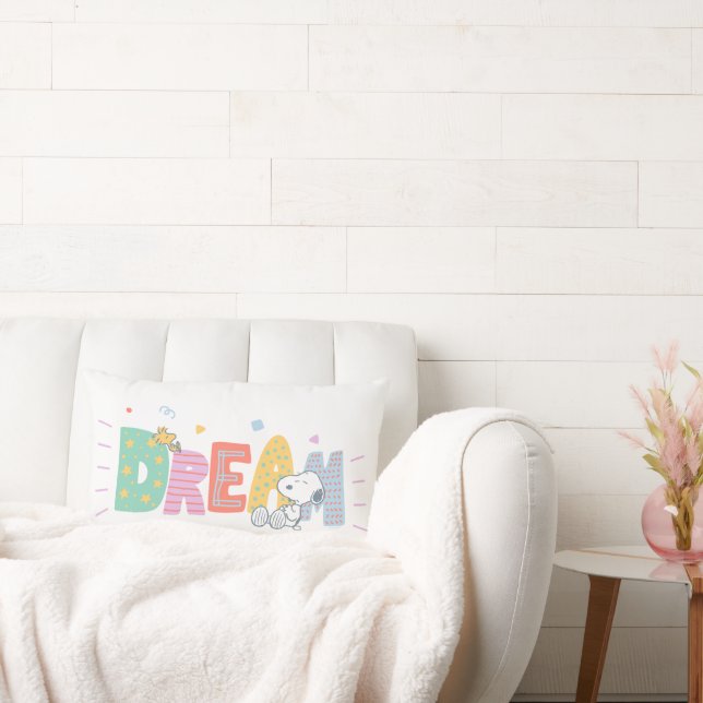 Peanuts | Snoopy & Woodstock Dream Lumbar Pillow (Couch)