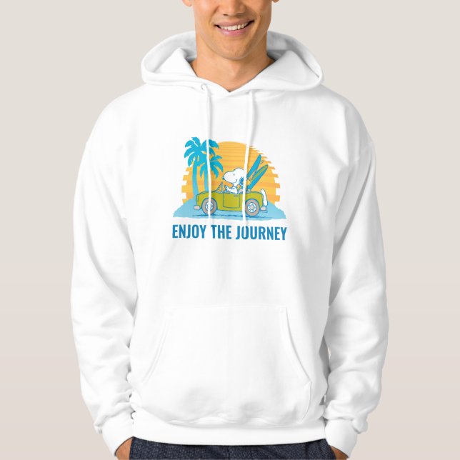 Peanuts | Snoopy & Woodstock Enjoy the Journey Hoodie (Front)