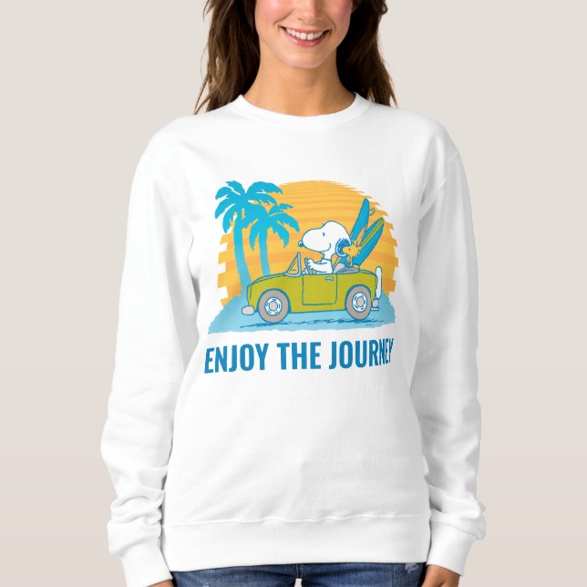 Peanuts | Snoopy & Woodstock Enjoy the Journey Sweatshirt (Front)