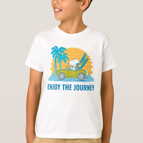 Peanuts  Snoopy  Woodstock Enjoy the Journey T_Shirt