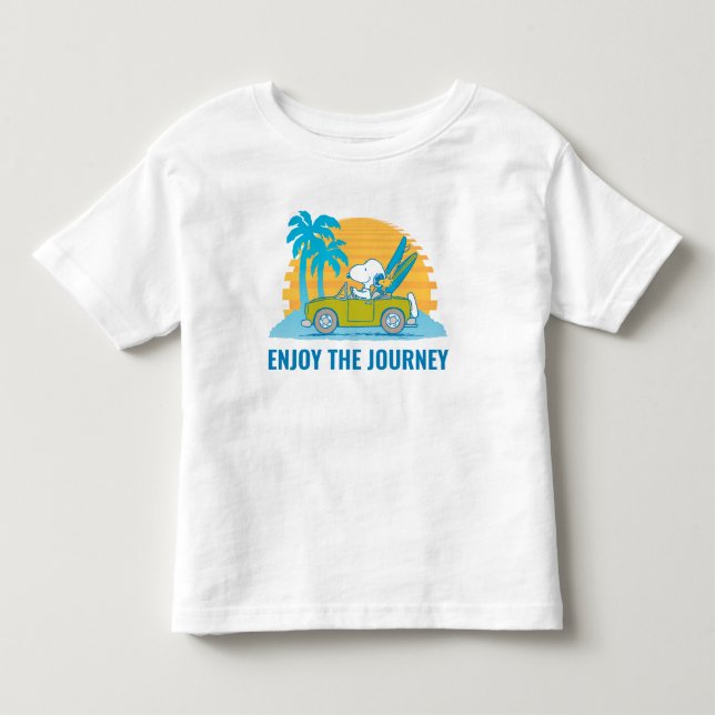 Peanuts | Snoopy & Woodstock Enjoy the Journey Toddler T-shirt (Front)