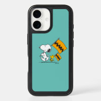 Peanuts | Snoopy & Woodstock Flags iPhone 16 Case