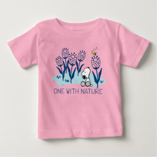 Peanuts | Snoopy & Woodstock Flower Garden Baby T-Shirt