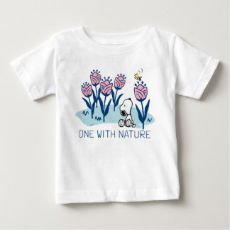 Peanuts | Snoopy & Woodstock Flower Garden Baby T-Shirt