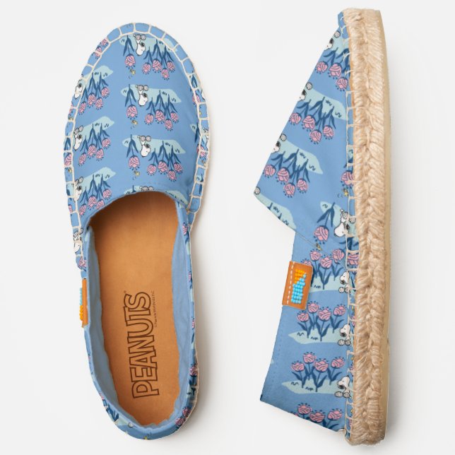 Peanuts | Snoopy & Woodstock Flower Garden Espadrilles (Side)