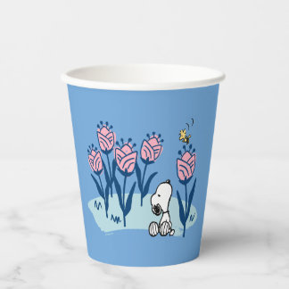 Peanuts | Snoopy & Woodstock Flower Garden Paper Cups