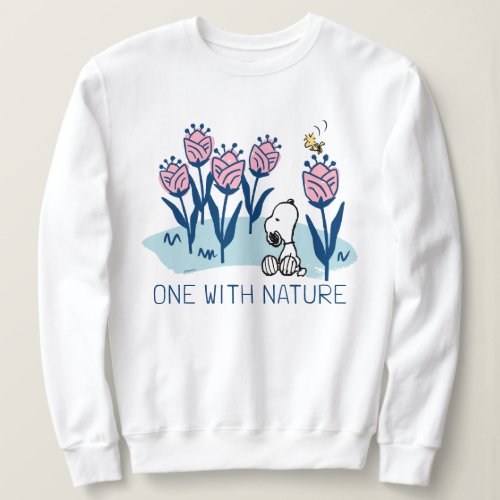 Peanuts  Snoopy  Woodstock Flower Garden Sweatshirt