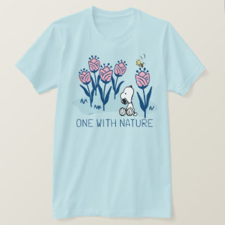 Peanuts | Snoopy & Woodstock Flower Garden T-Shirt