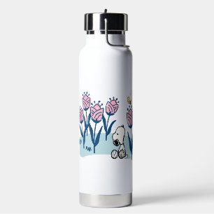 Peanuts   Snoopy & Woodstock Flower Garden Water Bottle