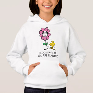Peanuts   Snoopy & Woodstock Flower Hoodie