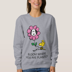 Peanuts Snoopy & Woodstock Flower Sweatshirt