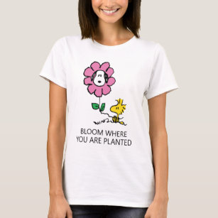 Peanuts   Snoopy & Woodstock Flower T-Shirt