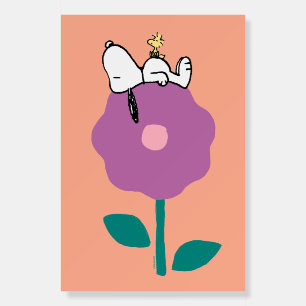 Peanuts Snoopy & Woodstock Flower Whistle Foam Board