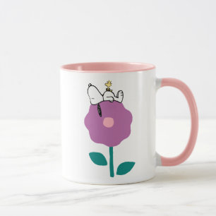 Peanuts   Snoopy & Woodstock Flower Whistle Mug