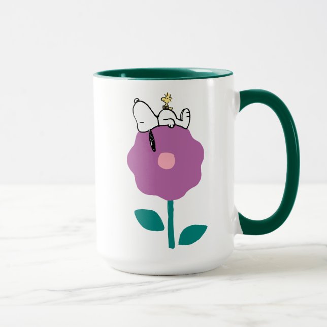 Peanuts | Snoopy & Woodstock Flower Whistle Mug (Right)