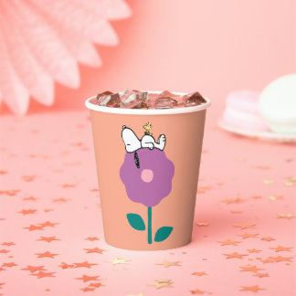Peanuts | Snoopy & Woodstock Flower Whistle Paper Cups