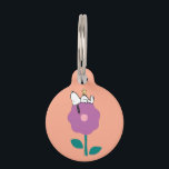 Peanuts | Snoopy & Woodstock Flower Whistle Pet ID Tag<br><div class="desc">Check out this fun Peanuts design featuring Snoopy and Woodstock.</div>