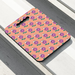 Peanuts Snoopy & Woodstock Flower Whistle Seat Cushion