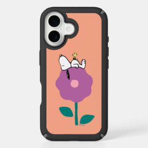 Peanuts   Snoopy & Woodstock Flower Whistle iPhone 16 Case