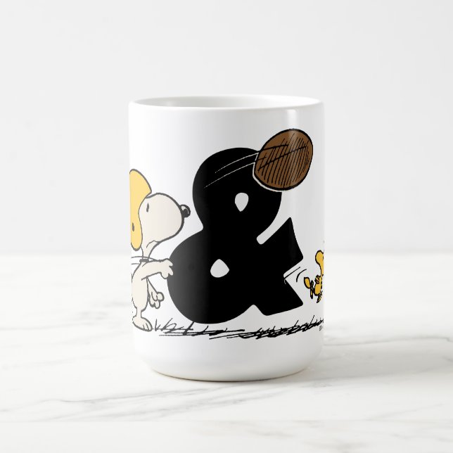 Peanuts | Snoopy & Woodstock Football Coffee Mug (Center)