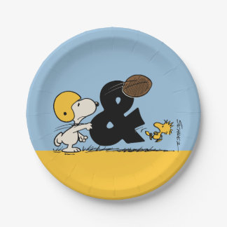 Peanuts | Snoopy & Woodstock Football Paper Plates