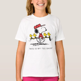 Peanuts   Snoopy, Woodstock & Friends Golf T-Shirt
