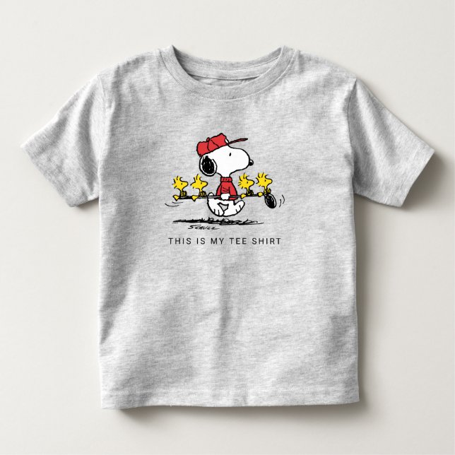 Peanuts | Snoopy, Woodstock & Friends Golf Toddler T-shirt (Front)