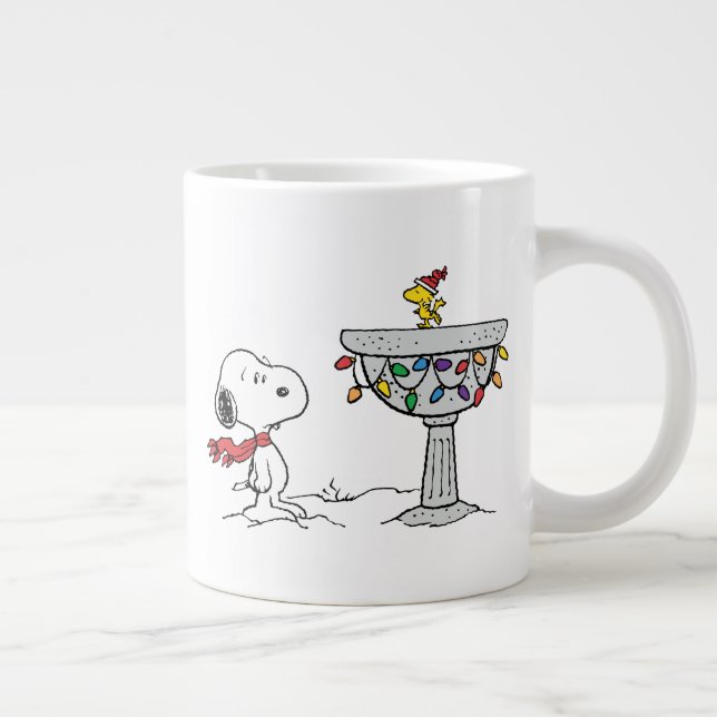 Peanuts | Snoopy & Woodstock Frozen Birdbath Giant Coffee Mug (Right)