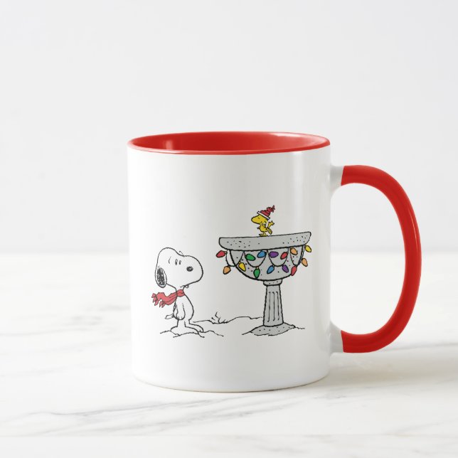 Peanuts | Snoopy & Woodstock Frozen Birdbath Mug (Right)