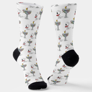 Peanuts Snoopy & Woodstock Frozen Birdbath Socks