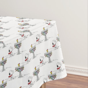 Peanuts   Snoopy & Woodstock Frozen Birdbath Tablecloth