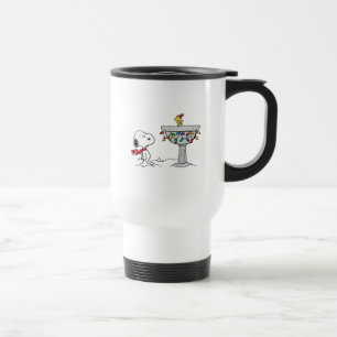 Peanuts Snoopy & Woodstock Frozen Birdbath Travel Mug