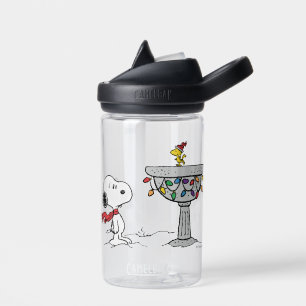 Peanuts   Snoopy & Woodstock Frozen Birdbath Water Bottle