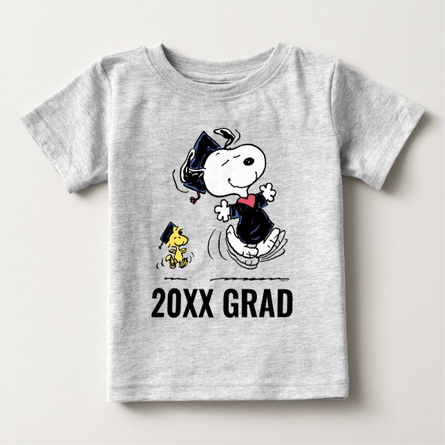 Peanuts | Snoopy & Woodstock Graduation Baby T-Shirt (Front)