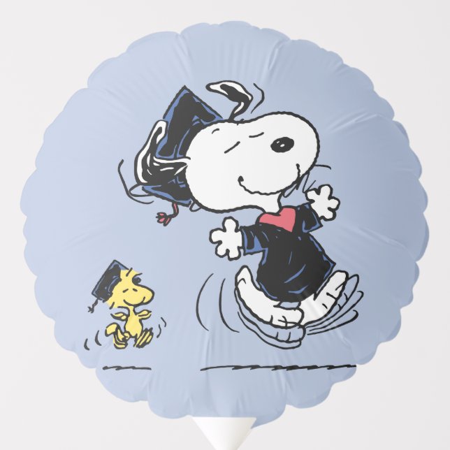 Peanuts | Snoopy & Woodstock Graduation Balloon (Front)